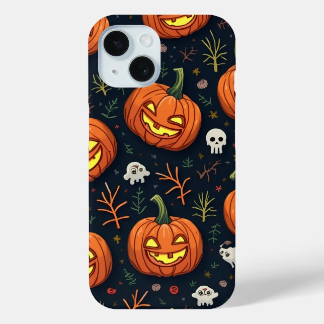 Halloween iPhone 15 Phone Case (Edit) (Back)