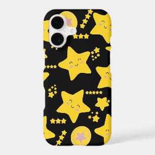 Halloween iPhone 17 Case with Cute Spooky Stars