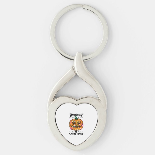 Halloween Is Christmas Key Ring (Front)