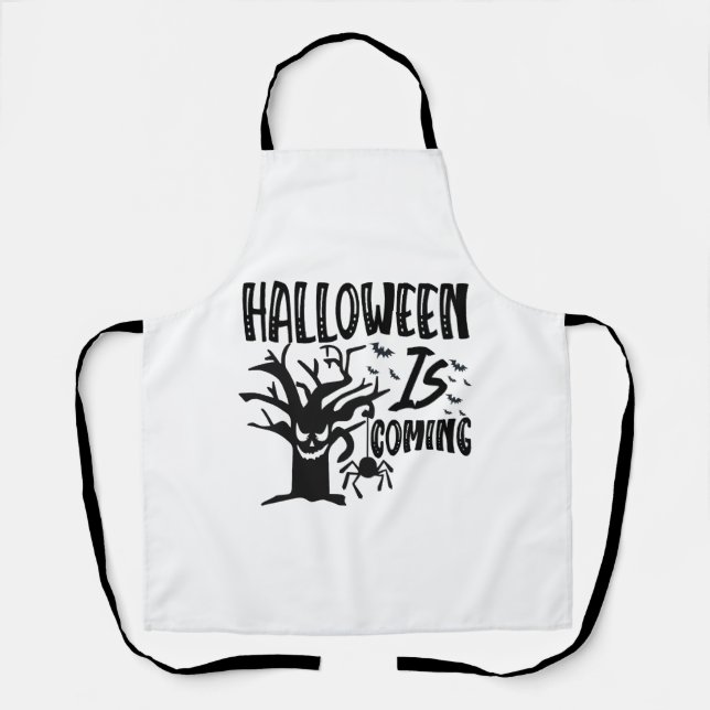 Halloween Is Coming     Apron (Front)