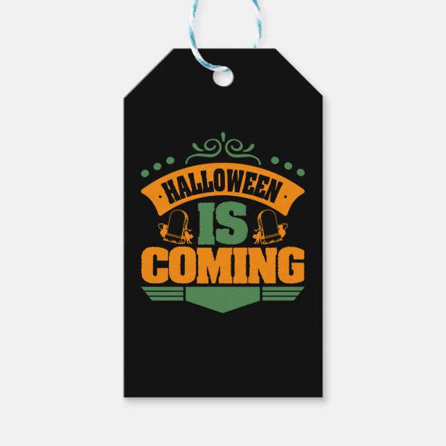 Halloween Is Coming      Gift Tags (Front)