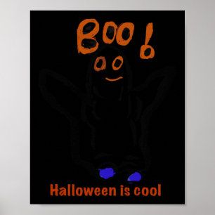 Halloween is cool ghost tee Halloween Costume Poster