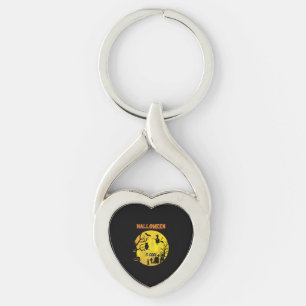 Halloween is cool Halloween funny gift Key Ring