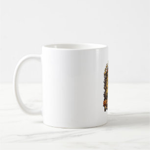 Halloween Is Everyday Haunted House Bats Pumpkins_ Coffee Mug