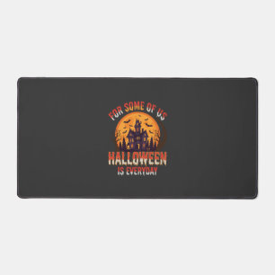 Halloween Is Everyday Haunted House Vintage Graphi Desk Mat