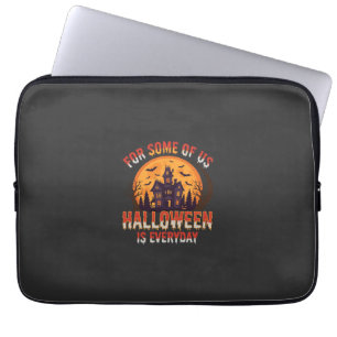 Halloween Is Everyday Haunted House Vintage Graphi Laptop Sleeve