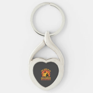 Halloween Is Everyday Haunted House Witch Key Ring