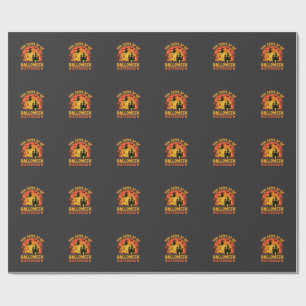 Halloween Is Everyday Haunted House Witch Wrapping Paper