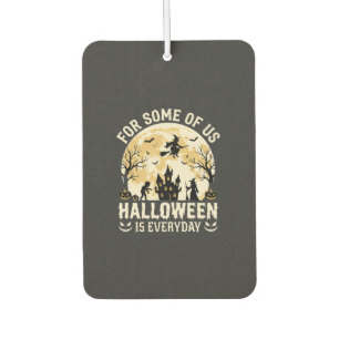 Halloween Is Everyday Haunted Moon Witch Silhouett Car Air Freshener
