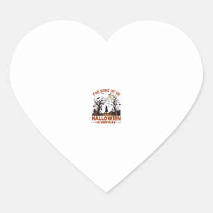 Halloween Is Everyday Witch Silhouette Full Moon G Heart Sticker