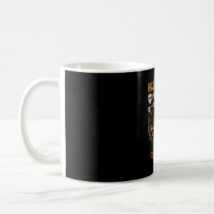 Halloween Is Lifestyle Cancelled Castle Skulls Pum Coffee Mug