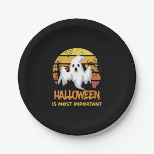 Halloween is most important Halloween gift Paper Plate