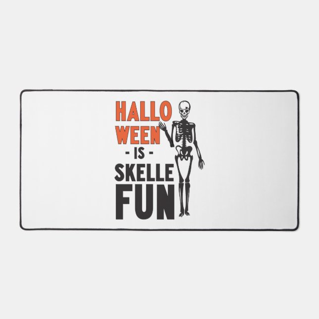 Halloween is Skellefun Desk Mat (Front)