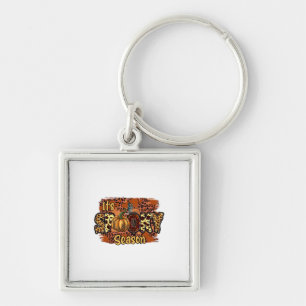 Halloween It Is Spooky Season Birthday Key Ring