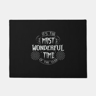Halloween It Is The Most Wonderful Time Birthday Doormat