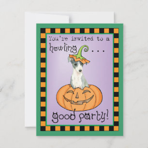Halloween Italian Greyhound Card