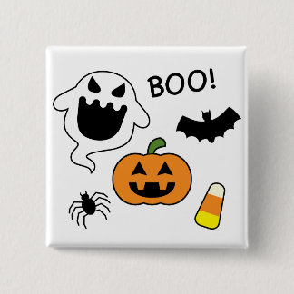 Halloween Items 15 Cm Square Badge