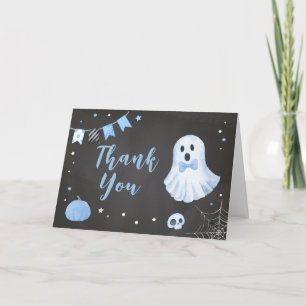 Halloween Its a Boo-y Baby Shower  Thank You Card