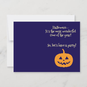 HALLOWEEN, IT'S THE MOST WONDERFUL TIME OF THE YEA POSTCARD