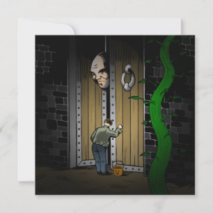 Halloween Jack goes trick or treating Card