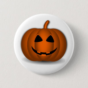 Halloween Jack 'O Lanter Button