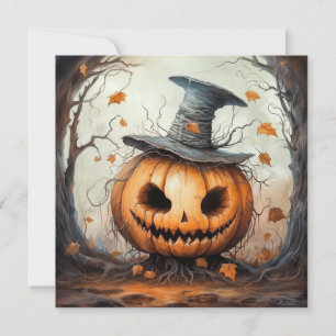 Halloween Jack O Lanter Card