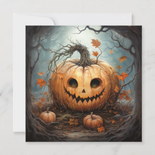 Halloween Jack O Lanter Card