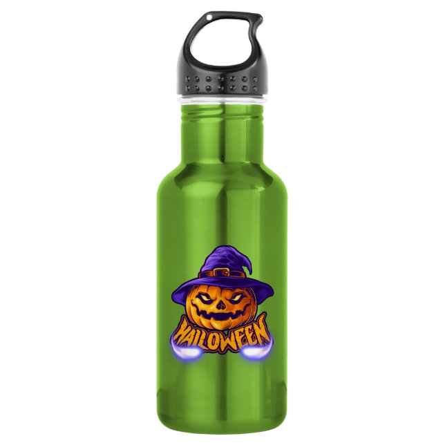  HALLOWEEN JACK O' LANTERN 532 ML WATER BOTTLE (Front)