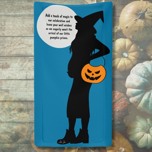 Halloween Jack-O-Lantern Boy Baby Shower Banner (Creator Uploaded)