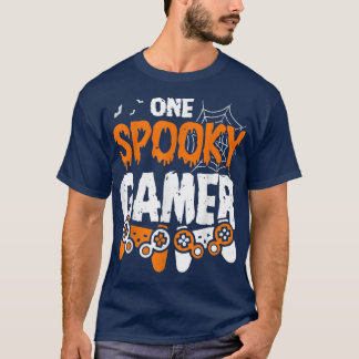 Halloween Jack O Lantern Boys Gamer Humor Hallowee T-Shirt