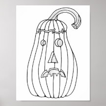 Halloween Jack O’Lantern Colouring Page Art