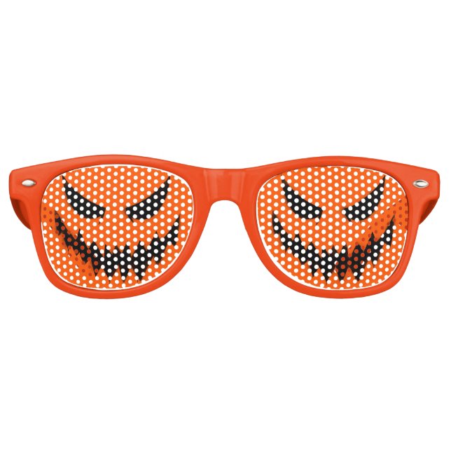Halloween Jack-O-Lantern Costume Glasses (Front)
