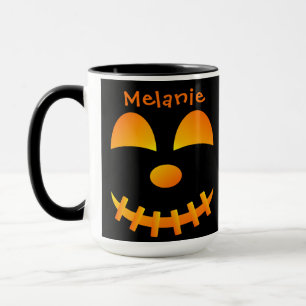 Halloween Jack-o'-lantern Cute Face Combo Mug