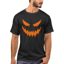 Halloween Jack-O'-lantern Face Men's T-shirt