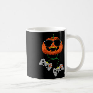 Halloween Jack O Lantern Gamer Boys Kids Men Fun H Coffee Mug