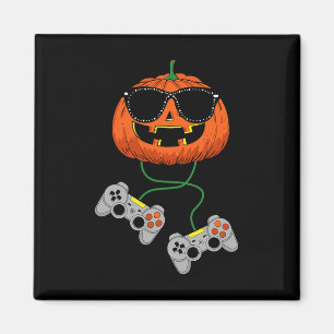 Halloween Jack O Lantern Gamer Boys Kids Men Fun H Magnet