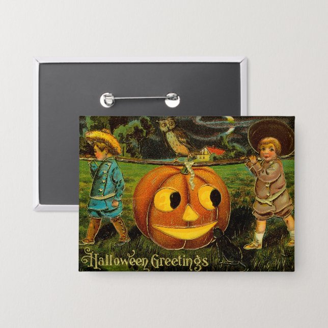 Halloween Jack-o-Lantern Harvest Night by Kids   (Front/Back)
