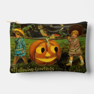 Halloween Jack-o-Lantern Harvest Night by Kids   Accessory Pouch