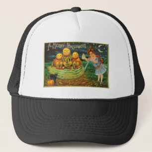 Halloween Jack-o-Lantern Harvest Night by Kids Trucker Hat