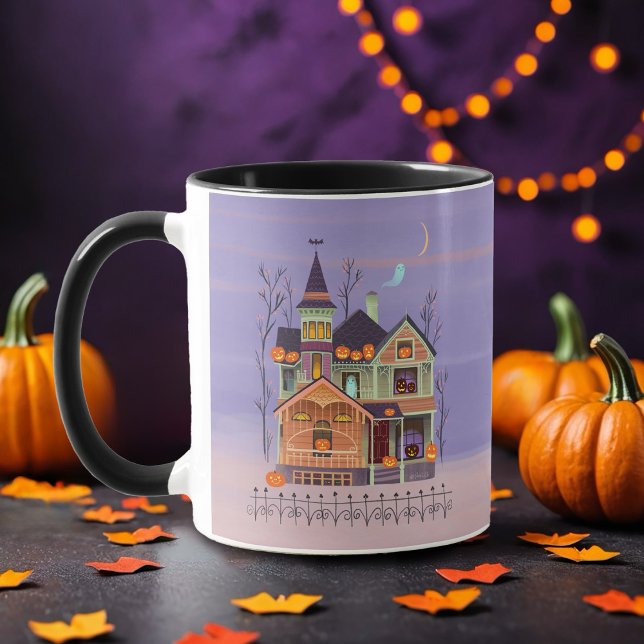 Halloween Jack-o'-lantern House Mug (Creator Uploaded)