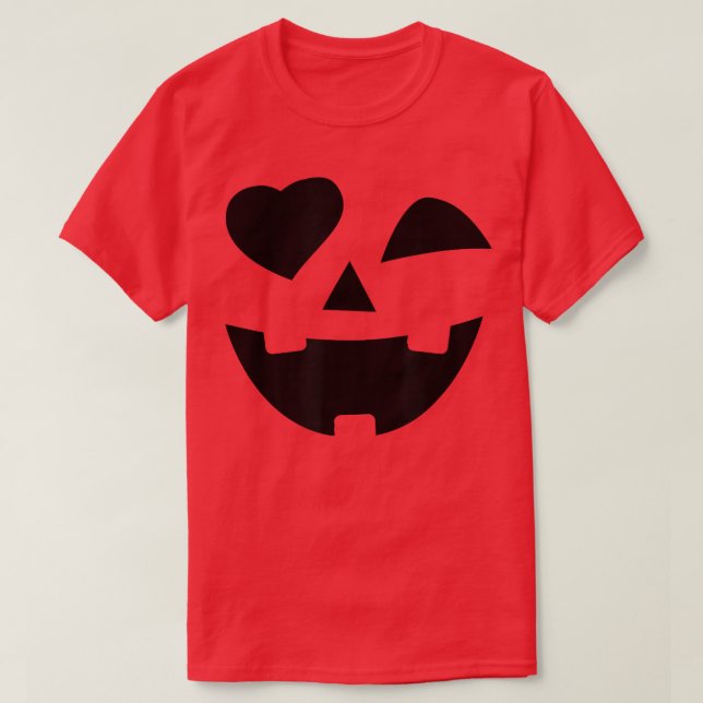 Halloween Jack O Lantern Jackolantern Cute Lazy Co T-Shirt (Design Front)