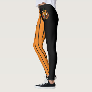 Halloween Jack-O-Lantern Leggings
