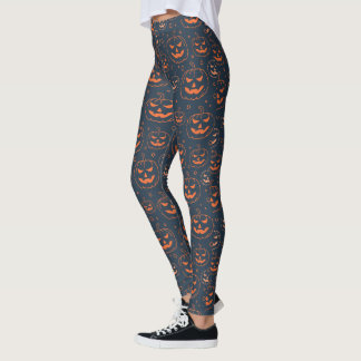 Halloween Jack-o-Lantern Leggings