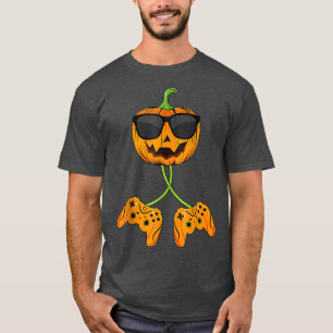 Halloween Jack O Lantern Pumpkin Boys Girls Mens F T-Shirt