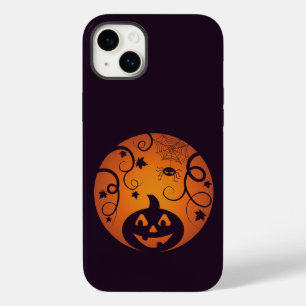 Halloween Jack o lantern pumpkin face and spider Case-Mate iPhone 14 Plus Case