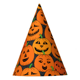 Halloween Jack-o'-lantern Pumpkins Party Hat