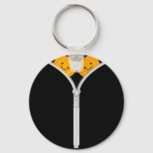 Halloween jack o lantern scary ghost pumpkin key ring