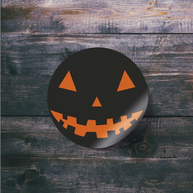 Halloween Jack O Lantern Silhouette Sticker (Halloween Jack O Lantern Silhouette Sticker)