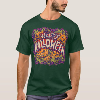 Halloween Jack O Lantern Spooky Pumpkin T-Shirt