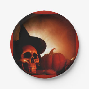 Halloween - Jack-O-Lanterns 2 Paper Plate